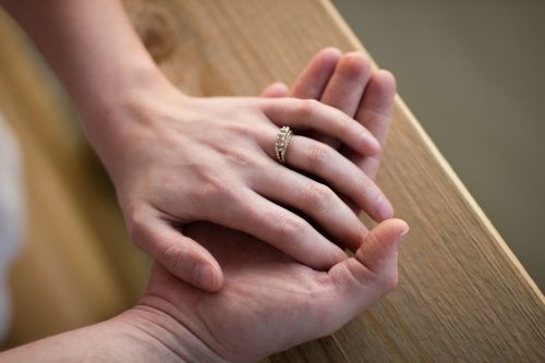 a couple's hand